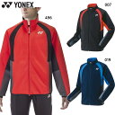 ヨネックス メンズ レディース ユニニットウォームアップシャツ アパレル 長袖 再生ポリエステル UVカット 吸汗速乾 制電 アウター ブラック 黒 ネイビー ...