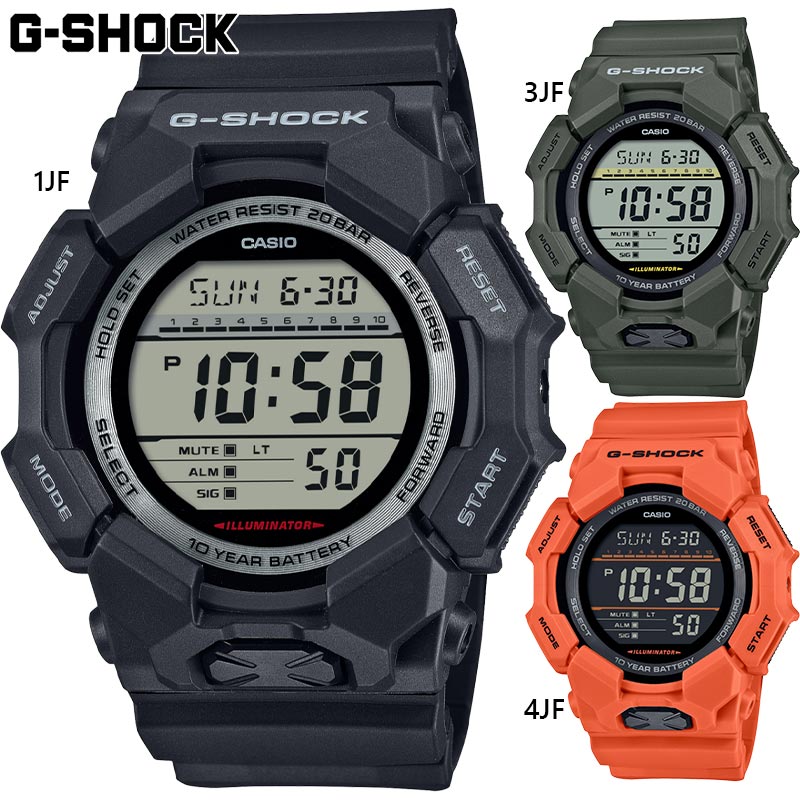 国内正規品 カシオ メンズ G-SHOCK Gショック 時計 ウォッチ 衝撃に強い 20気圧防水 暗所で見やすい 長寿命バッテリー カジュアル 仕事 送料無料 ...