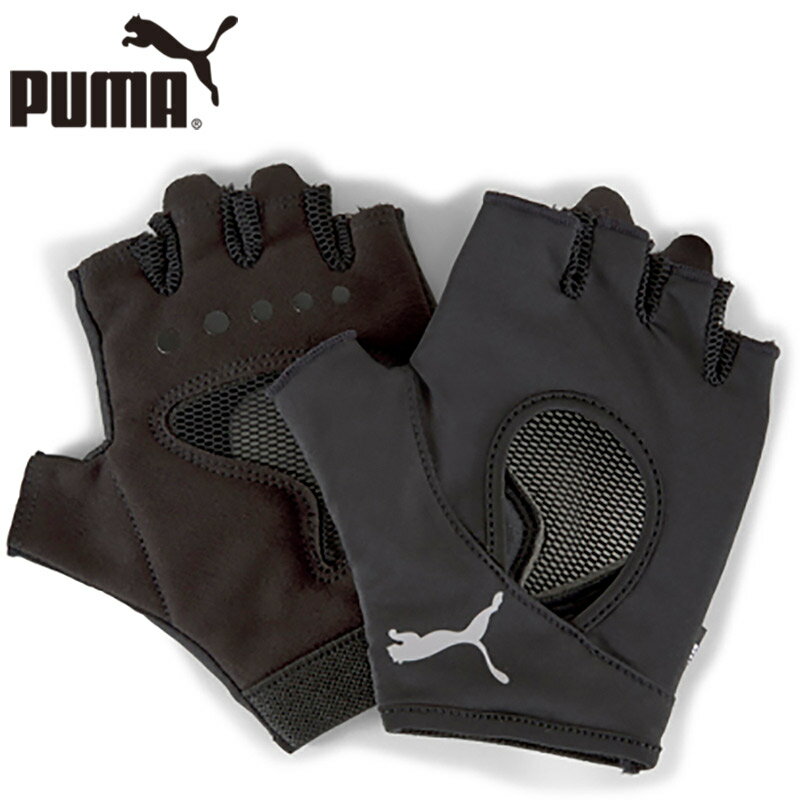 プーマ レディース ウィメンズ トレーニング ジム グローブ アクセサリー ブラック 黒 PUMA 041773