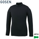 ゴーセン メンズ レディース ユニ UVカットインナーシャツ バドミントン ウェア 競技 ブラック 黒 送料無料 GOSEN FR2300