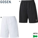 ゴーセン レディース ニットハーフパンツ バドミントン ウェア 競技 ホワイト 白 ブラック 黒 送料無料 GOSEN PP2343
