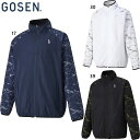 ゴーセン メンズ レディース ユニ ウィンドウォーマージャケット (裏起毛) アパレル バドミントン 競技 ホワイト 白 ブラック 黒 ネイビー 送料無料 GO...