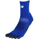 ニューバランス メンズ レディース 5本指グリップソックス サッカー アパレル 競技 靴下 ストッキング ストレッチ 運動 スポーツ ブルー 青 New Bal...
