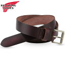 正規取扱店 レッドウィング メンズ レザーベルト Leather Belt アクセサリー 本革 カジュアル アメカジ ブラックチェリー エクスカリバー メイドイ...
