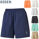 ゴーセン レディース レディースハーフパンツ アパレル テニス ウェア 競技 バドミントン ホワイト 白 ブラック 黒 グレー ネイビー ブルー 青 オレンジ ...