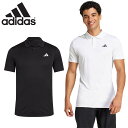 アディダス メンズ M TENNIS フリーリフト ポロシャツ テニス ウェア 競技 3つボタン リブ仕上げ ポロ襟 フリーリフトデザイン スリムフィット ホワ...