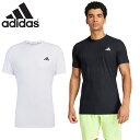 アディダス メンズ M TENNIS フリーリフトS/S Tシャツ テニス ウェア 競技 CLIMACOOL スリムフィット クルーネック ストレッチ クーリン...