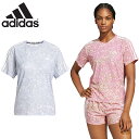 アディダス レディース OTR E AOP TEE W ウェア 競技 アパレル ラン ランニング ジョギング Tシャツ トレーニング ヤマネコ CLIMACOO...