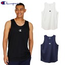 チャンピオン メンズ タンクトップ バスケットボール ウェア 競技 トップス ノースリーブ Uネック バスケ 袖なし 抗菌 防臭 スポーツ ホワイト 白 ブラッ...