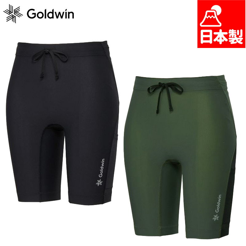 ゴールドウィン レディース インパクトエアーカーゴハーフタイツ(C3fit/レディース) アパレル ランニング 長距離 ポケット メッシュ 軽量 UVガード ブ...