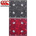 カンタベリー メンズ レディース バンダナ アクセサリー カジュアル ブラック 黒 レッド 赤 canterbury AA04804