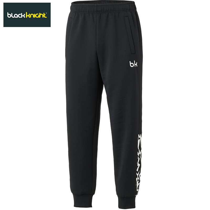ブラックナイト メンズ レディース ユニ ジョガーパンツ バドミントン ウェア 競技 ボトムス 吸汗速乾 運動 スポーツ ブラック 黒 送料無料 black knight S-5451U