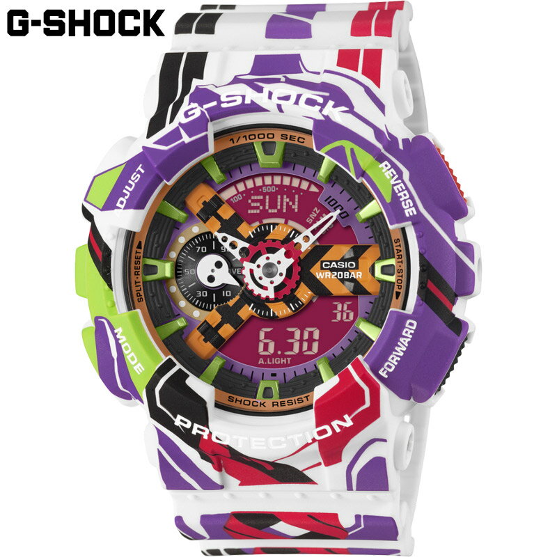 国内正規品 エヴァンゲリオン コラボレーションモデル カシオ メンズ G-SHOCK Gショック 腕時計 ウォッチ アナデジ 送料無料 CASIO GA-110...