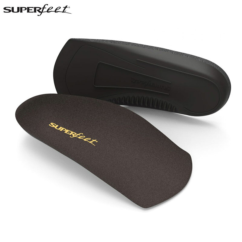 スーパーフィート メンズ イージーフィット Easyfit インソール 中敷 ハーフタイプ カジュアル ビジネス 普段履き 立ち仕事 疲れ軽減 快適 ブラウン 茶色 送料無料 SUPERfeet 86008 86010