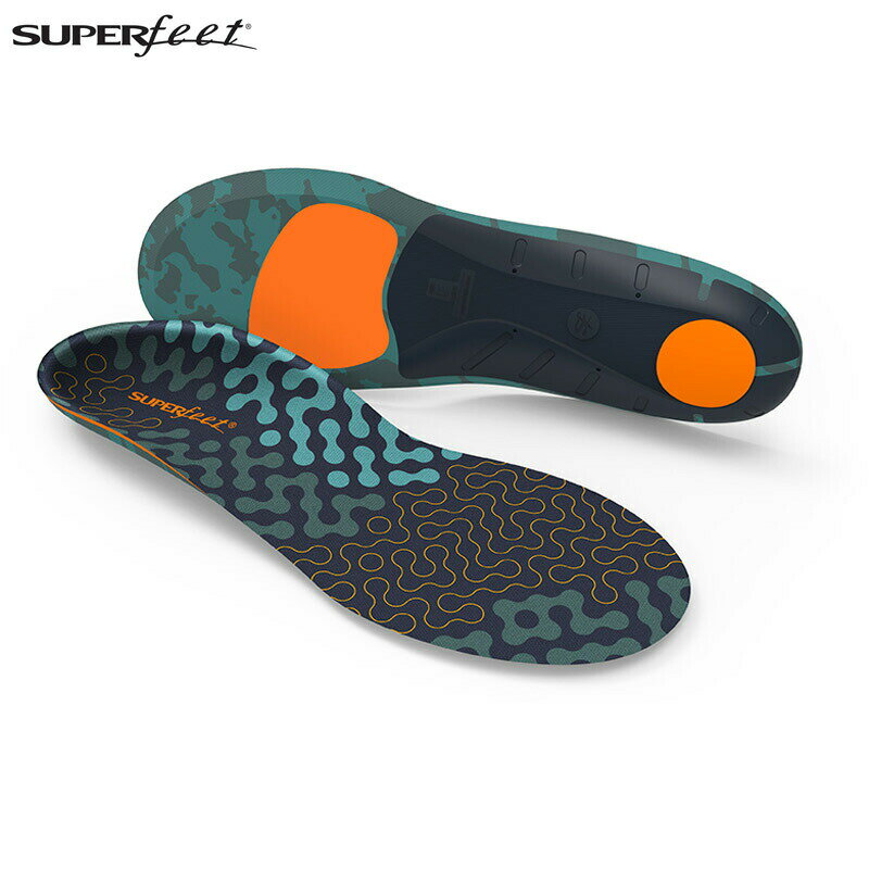 スーパーフィート メンズ レディース アクティブクッション ハイアーチ ACTIVE Cushion High Arch インソール 中敷 ランニング ウォーキング グリーン 緑 送料無料 SUPERfeet