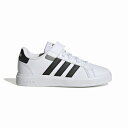 アディダス ADIDAS スニーカー ジュニア AJP-GW6521 GRAND COURT 2.0 EL (GW6521)フットウェアホワイト/コアブラック/コアブラック 23SS 靴 シューズ【2〜5営業日以内に発送】