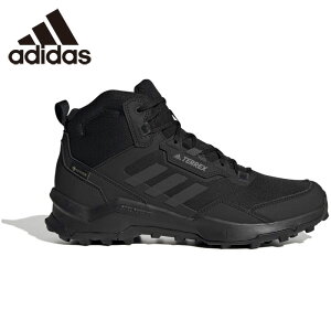 アディダス adidas スニーカー メンズ AJP-FY9638 TERREX AX4 MID GTX (FY9638)コアブラック/カーボン/グレーフォー BLACK 黒 ハイキング 登山靴 山登り トレッキング アウトドア キャンプ トレイル 軽量 防水 ゴアテックス 靴 シューズ 22FW あす楽