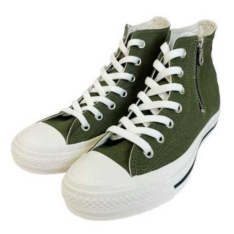 9/4 20時〜使えるクーポン配布中★コンバース converse スニーカー メンズ 31306530 オールスター ALL STAR MILITARYZIP HI オリーブ レディース 靴 シューズ ハイカット