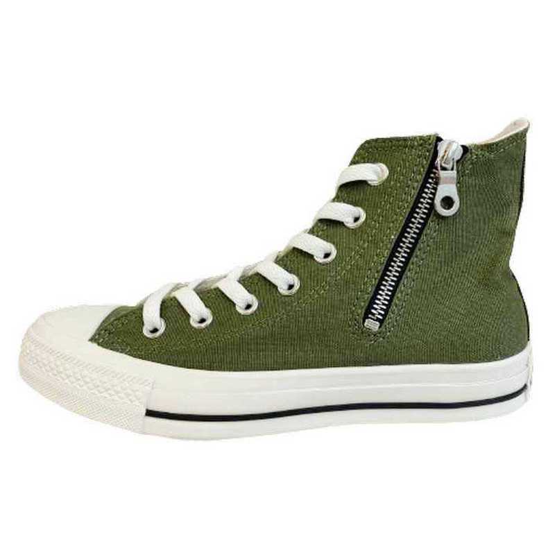 9/4 20時〜使えるクーポン配布中★コンバース converse スニーカー メンズ 31306530 オールスター ALL STAR MILITARYZIP HI オリーブ レディース 靴 シューズ ハイカット