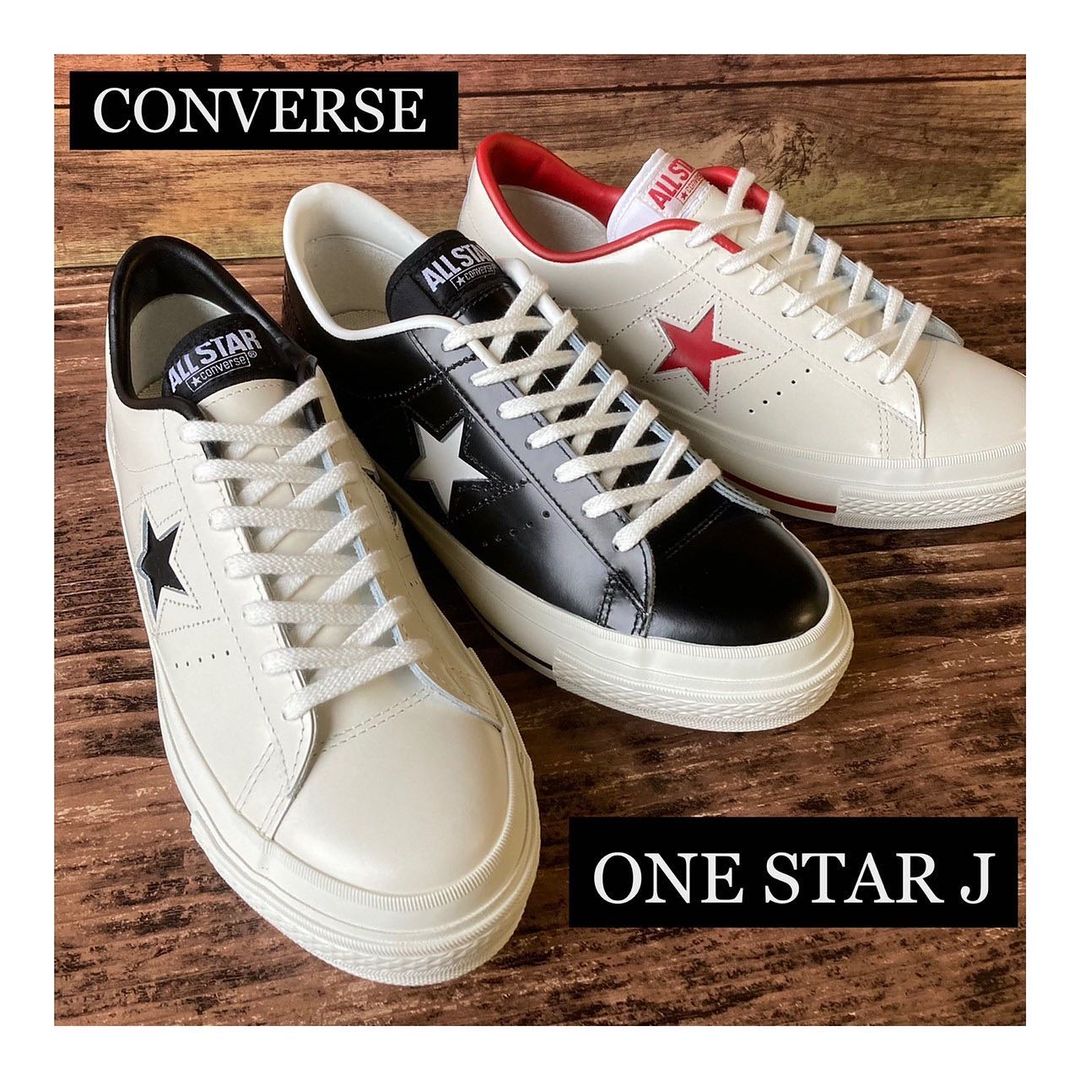 コンバース CONVERSE スニーカー メンズ ONE STAR J ワンスター 日本製 ホワイト/ブラック ホワイト/レッド ブラック/ホワイト WHITE BLACK RED 白 黒 赤 レディース ローカット レザー おしゃれ かっこいい 普段履き 定番 靴 シューズ あす楽