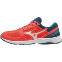 ミズノ MIZUNO スニーカー ジュニア K1GC223952 スピードスタッズ SPEED STUDS 3 (52)コーラルレッド/ホワイト ランニングシューズ 2E相当 靴 シューズ 23SS あす楽