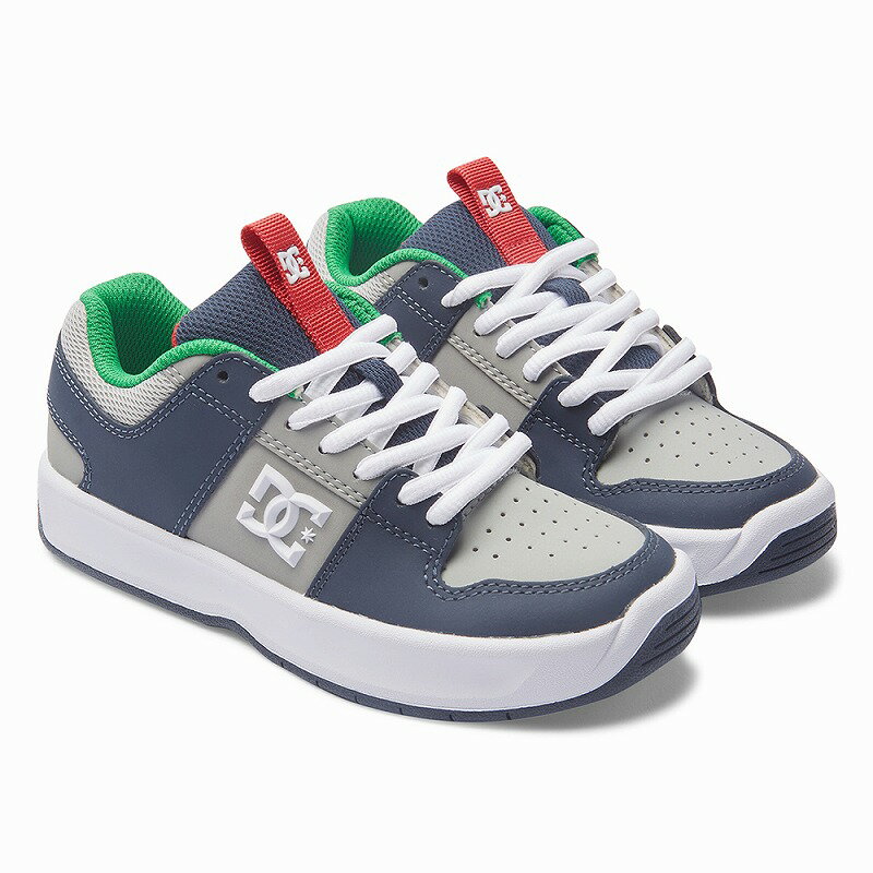 楽天シューズ愛ランド　楽天市場店ディーシー DC スニーカー ジュニア QUI-DK234002-HN0 Ks LYNX ZERO （HN0）HEATHER GREY/NAVY 23FW 靴 シューズ【2～5営業日以内に発送】