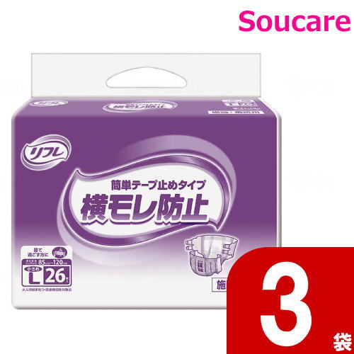 商　品　詳　細【商品の詳細】●ヒップサイズ／85〜120cm●吸水量／約800cc●袋入数／26枚●日常生活動作レベル／5_寝て過ごす【商品の説明】・MサイズとLサイズの中間サイズ！・しっかりフィットで安心モレ防止。【商品情報】●2つのギャザーがぴったりフィットして、流れ伝わる尿をしっかりせき止めるテープ止めタイプ。●背モレ・腹モレを防止。●全面通気性シートでおむつ内部のムレを防止します。●テープが重なってもはずれにくくて安心！●寝て過ごすことが多い方に。【袋単位ラインナップ】小さめLサイズ26枚入はこちらSSサイズ34枚入はこちらSサイズ34枚入はこちらMサイズ30枚入はこちらLサイズ26枚入はこちら小さめMサイズ32枚入はこちら大きめLサイズ22枚入はこちら【ケース販売】小さめLサイズ26枚入はこちらSSサイズ34枚入はこちらSサイズ34枚入はこちらMサイズ30枚入はこちらLサイズ26枚入はこちら小さめMサイズ32枚入はこちら大きめLサイズ22枚入はこちら【メーカー】リブドゥコーポレーション【ご注意】初期不良以外の返品・交換は固くお断りしております。 サイズ・カラー選び等は慎重に行ってください。●関連商品 2840083,946円28400810,645円28400816,165円28400819,399円413円 4,901円43,534円2,173円