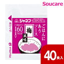 キューピー ジャネフ ごはんにあうソース 梅風味 10g×40食 単品販売 ご飯のおとも エネルギー補給 カロリー 栄養補助
