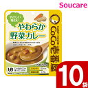 CoCo壱番屋 やわらか野菜カレー 90437 100g 10袋 区分2 歯茎でつぶせる やわらか 食事 食事サポート UDF レトルトパウチ 手軽 介護食 おかず 主食 常温 長期間保存