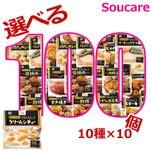 介護食 アサヒグループ食品 バランス献立 舌でつぶせる 選べる120袋セット 6種×20袋 区分3 舌でつぶせる 食事 食事サポート 手軽 介護食 おかず 主食 レトルト やわらか