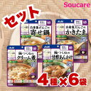 ★★マラソン限定クーポン対象★★ おためし 24袋 バランス献立 容易にかめる おかず4種×6個セット アサヒグループ食品 区分1 容易にかめる 食事 食事サポート防災 常温 手軽 栄養補助 介護食 やわらか食 やわらかい