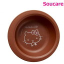 木目もちやすい・すくいやすい ハローキティ 茶 ボウル NPLS1 容量340ml ウェルファン 食事 補助 高齢者 プレゼント
