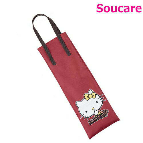 杖バッグ (ハローキティー) エンジ ウェルファン 杖 ステッキ 介護