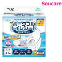 ドクターズone(ワン) ポータブルトイレシート DOP-010 30枚入 単品1箱 (457783) 非常用 アウトドア 介護 感染対策 ポータブルトイレ トイレ処理 使い捨て 安心 衛生的 排泄 給水ポリマー 処理テープ付
