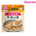 吉野家 やわらか牛丼の具 100g 1袋 牛丼 吉野屋 介護食 区分2 歯ぐきでつぶせる 防災 備蓄 常温 保存 栄養補助 栄養補給