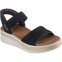 Skechers SLIP-INS BOBS SUN RAY 114413 BLK TPE スケッチャーズ スリップインズ ボブス サン レイ レディス ウィメ...