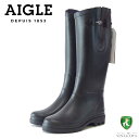 エーグル AIGLE ZZF8880 009 ノワール ブラック（レディース） エーグランティーヌ ラバーブーツ ロング 防水ブーツ ラバーソール フランス製 「靴」