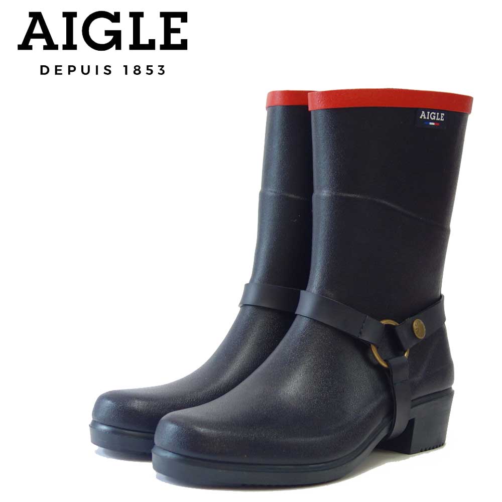 エーグル エーグル AIGLE ZZF8886 002 MARINE ROUGE（レディース） ミスジュリー ラバーブーツ 防水ブーツ ラバーソール フランス製 「靴」