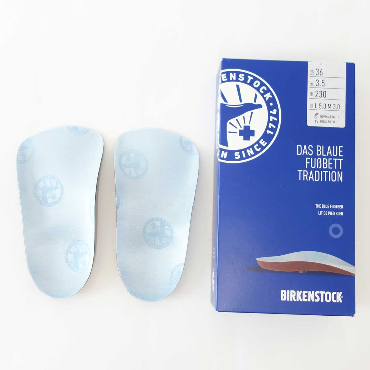 BIRKENSTOCK ビルケンシュトック インソール ブルーフットベッド トラディション 1001156  コルク製フットベッド