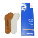 ビルケンシュトック BIRKENSTOCK インソール Leather Insole（レザーインソール） カラー：ブラウン 1001245（幅広）レザー＆ラテックスフットベッド（ドイツ製）
