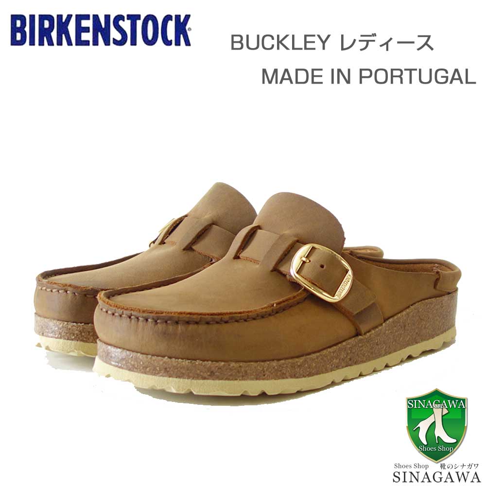 ビルケンシュトック BIRKENSTOCK Buckley（バックリー）幅狭（ナローフィット） 1024028（オイルドヌバックレザー／コニャック） サボ クロッグ 快適サンダル 「靴」