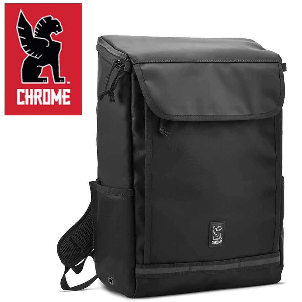 クローム メッセンジャーバッグ メンズ CHROME クローム VOLCAN BACKPACK（ボルカン パック） 完全防水バックパック BG260BKTP （カラー BLACK TARP） 容量：31L 防水 メッセンジャーバック デイパック