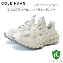 コールハーン COLE HAAN 5.ゼログランド モンク ストラップ ランナー womens w26790 シルバー バーチ (レディース) ローカット スニーカー ウォーキング スリップオン 軽量「靴」