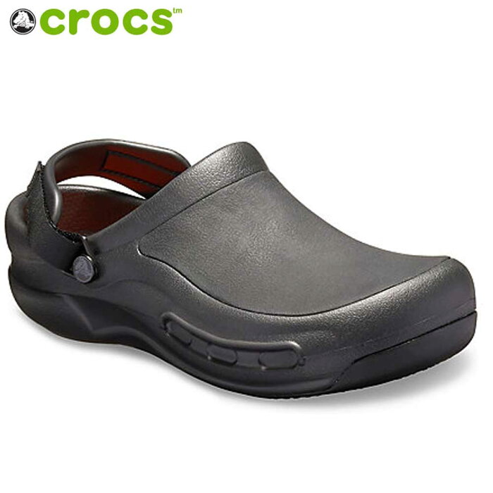 crocs クロックス Bistro Pro LiteRide Clog ビストロ プロ ライトライド クロッグ 205669 ブラック（ユニセックス）「靴」