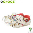 crocs クロックス ピーナッツ クラシック クロッグ トドラー TODDLERS' PEANUTS CLASSIC CLOG（リトルキッズ）20863194s ホワイト／マルチ「靴」