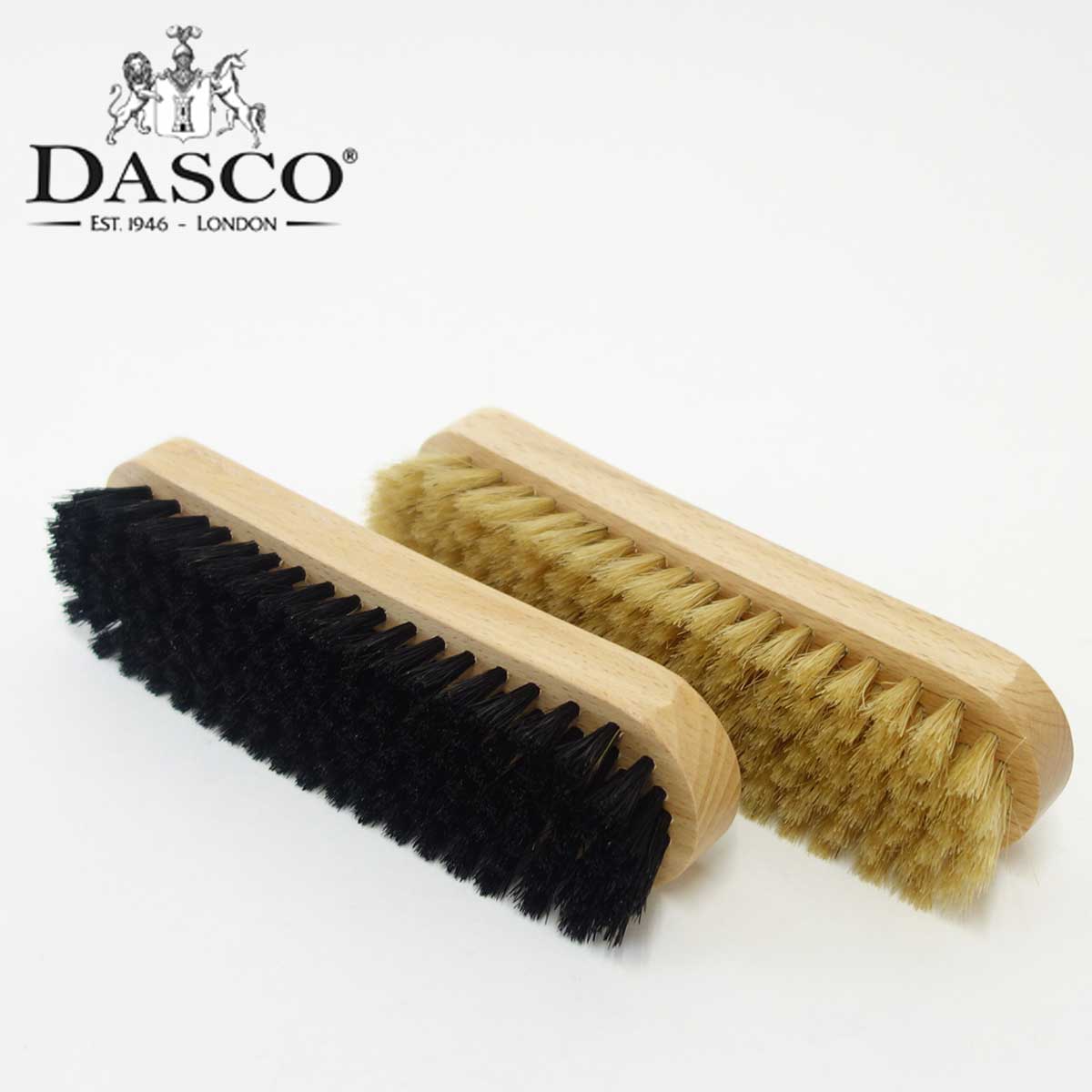 DASCO ダスコ ブリストルブラシ(ラージ) 汚れ落としやクリーム伸ばし用の豚毛ブラシ