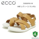 【SALE】 エコー ECCO SAMARA WOMEN'S SANDAL ブラウン 22010302021 (レディース) フラット コンフォート サンダル ...