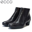 エコー ブーツ レディース エコー ECCO SCULPTURED 45 230483 01001 ブラック （レディース） 上質天然皮革 サイドジップブーツ アンクルブーツ 「靴」