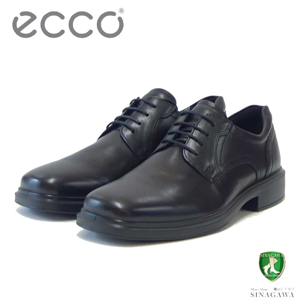 エコー ECCO HELSINKI 2 MEN'S PLAIN DERBY 500164 01001 ブラック（メンズ）上質レザーのビジネスシューズ レースアップ スクエアトゥ「靴」 1