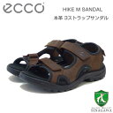 エコー ECCO HIKE M Sandal 3Straps ブラウン 53230402482(メンズ)3点ストラップ スポーツサンダル アウトドア ウォーキング「靴」(4)